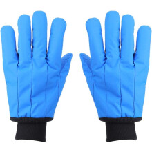 DEALPEAK Cryogenic Gloves Liquid Nitrogen Protective Work Gloves -200C to -360C Low Temperature Resistance Cold Storage Safety Frozen Gloves