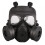 Lorddream Full-covered Gas Mask Adjustable Respirators, Black 1