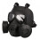 Lorddream Full-covered Gas Mask Adjustable Respirators, Black 2