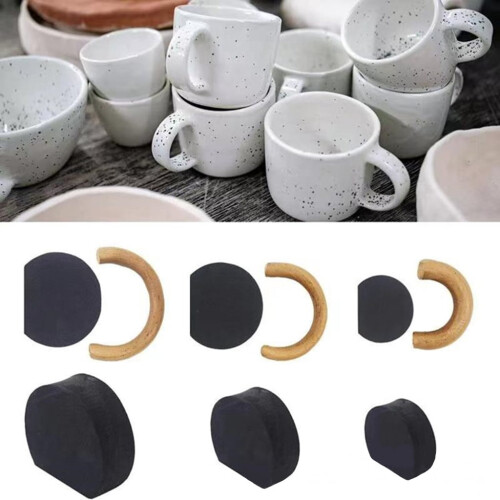 JZROCKER Pottery Mug Handle Mold Ceramic Clay Mug Handle Forms Pottery Clay Handle Molds 2