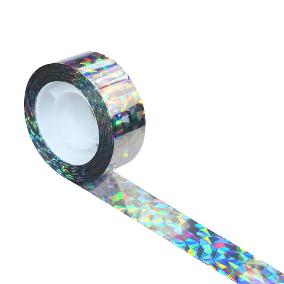 Bird Repellent Tape 260Ft X 0.9In Humane Doublesided Reflective Weatherproof Bird Scare Ribbon 9164114606495