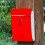 Wall Mounted Metal Mailbox with Lock, Rustproof Large Capacity Outdoor Mail Box White Dinosaur 3