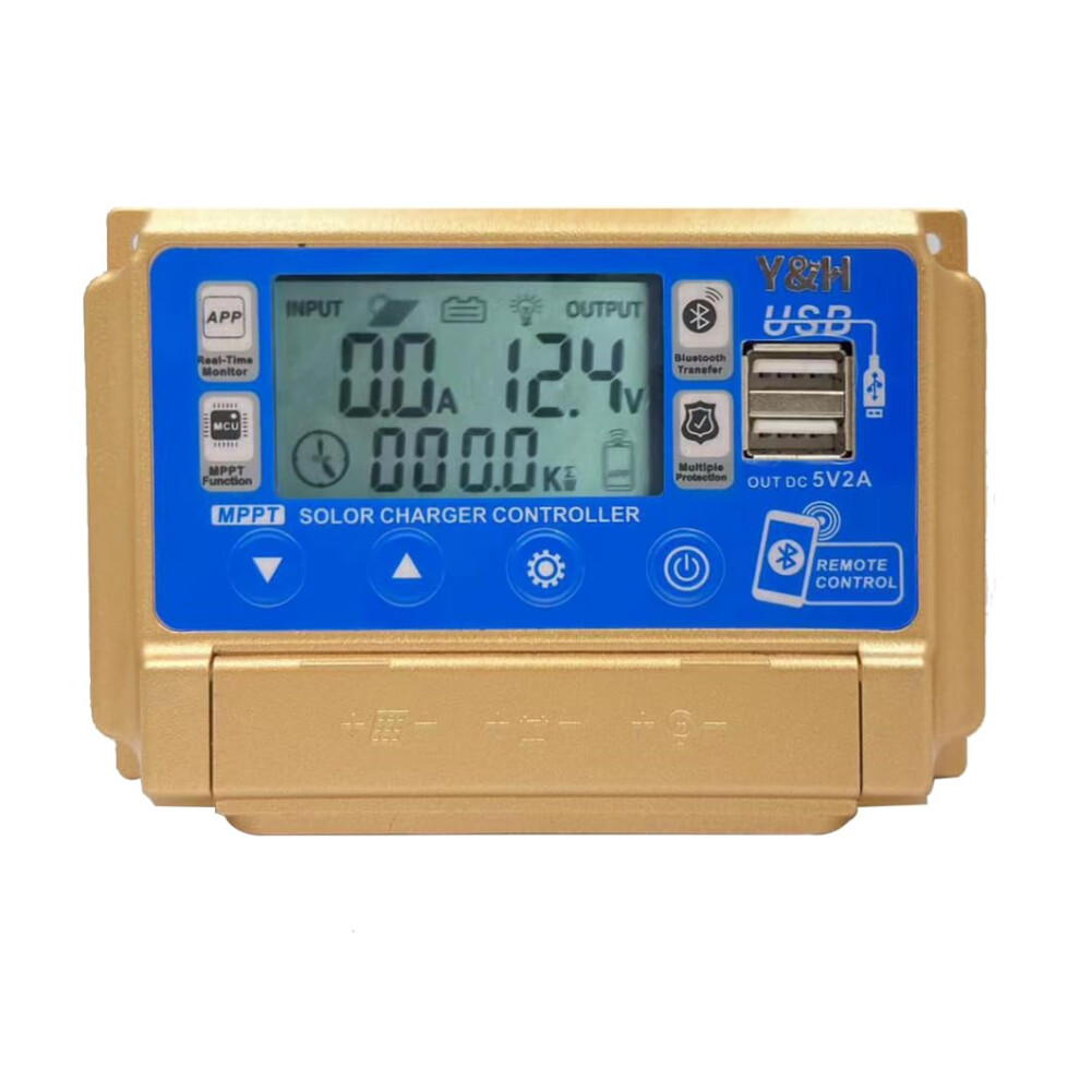 Mppt Solar Charge Controller 30A 12V 24V With Lcd Usb Smart App For Lithium And Lead Acid Batteries 9164114607690
