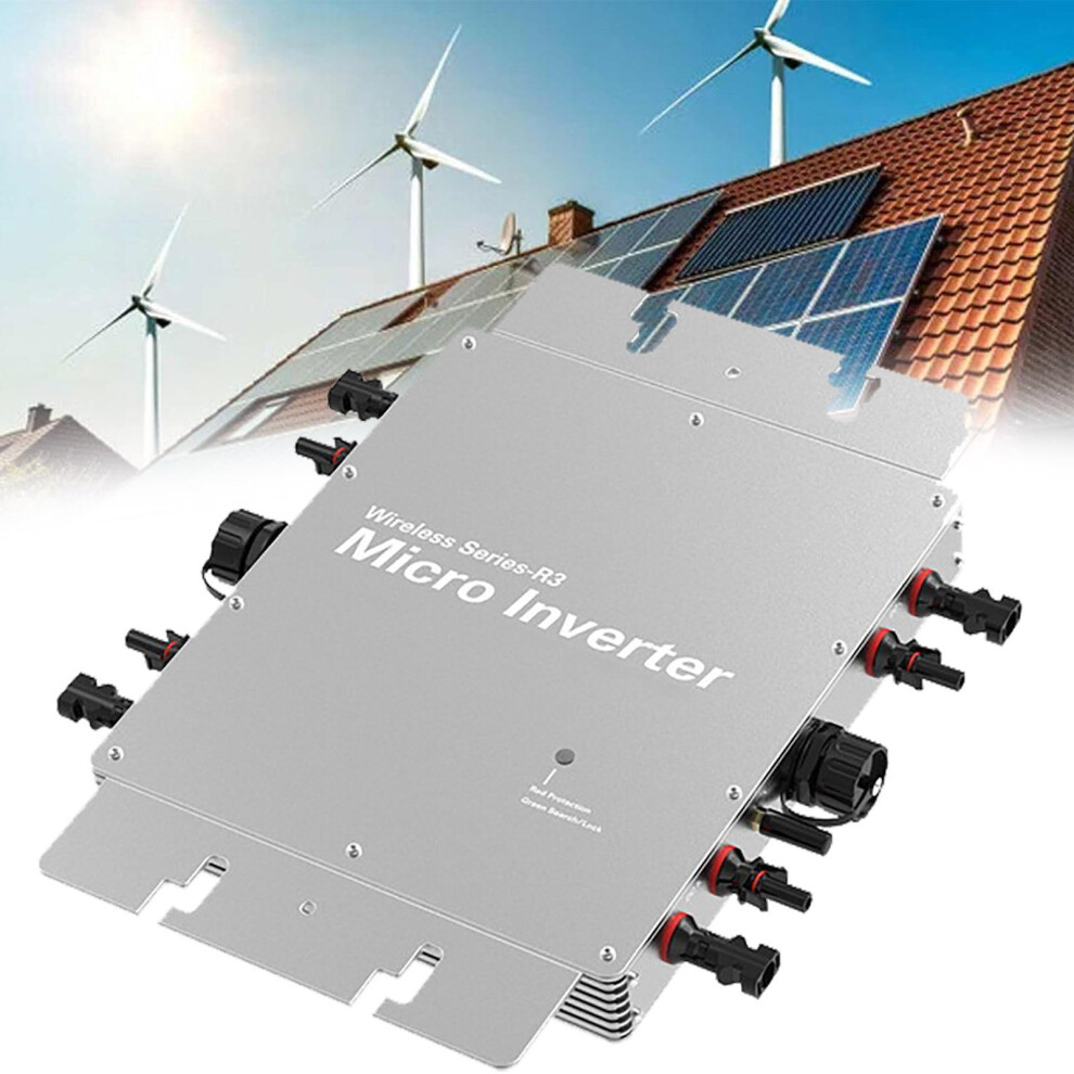 1600W Mppt Solar Micro Inverter Ip65 Waterproof Grid Tie With Smart Wifi Monitoring 110/220V 9164114608161