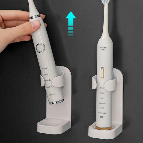 Support mural adhésif pour brosse à dents électrique sans perçage 2