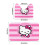Hello Kitty Σετ χαλιών μπάνιου 2 τεμαχίων, αντιολισθητικό, απορροφητικό χαλάκι 3