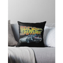 AIVO Back to the Future Delorean Time Machine Sierkussenhoezen Bankkussenhoes Inch Tweezijdig