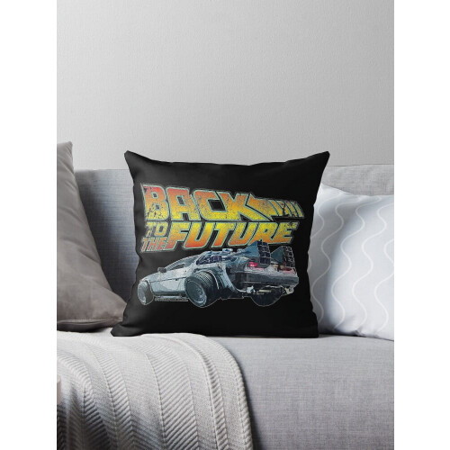 AIVO Επιστροφή στο Μέλλον Delorean Time Machine Μαξιλαροθήκες Θήκες Μαξιλαροθήκης Καναπέ