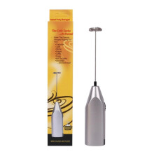 Elektrischer Milchaufschäumer, automatischer Schaumbereiter für Kaffee, Latte Macchiato und heiße Schokolade, Edelstahl-Schneebesen, tragbarer