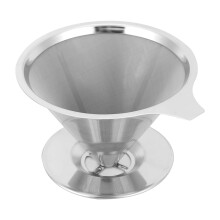 Boaby Koffiefilter Huishoudelijk Roestvrijstalen Koffiefilter Herbruikbare Trechterfilter Druppelkoffiefilterbeker