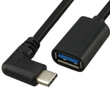 Adaptérový kabel typu C USB 3.0 OTG, kovový adaptér USB-C samec na USB 3.0 samice, synchronizace dat a OTG pro Mi8