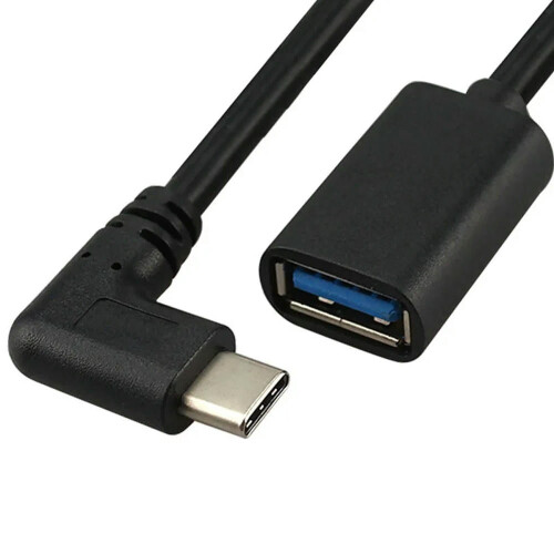 Adaptérový kabel typu C USB 3.0 OTG, kovový adaptér USB-C samec na USB 3.0 samice, synchronizace dat a OTG pro Mi8
