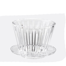 Filtre à café B75Wave Crystal Eye pour infusion par percolation, PCTG1-2 tasses, pour une meilleure uniformité, transparent