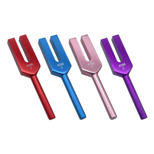FAIOIN uning Fork4096Hz Πιρούνι κουρδίσματος Κρυστάλλινο κουρδιστήρι με σφυρί για θεραπεία 2