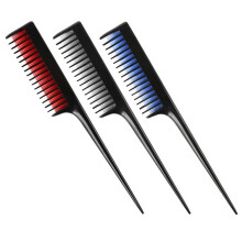Comb3Pcs Hřebeny na vlasy Styling Špičatý ocásek Modelování Plast