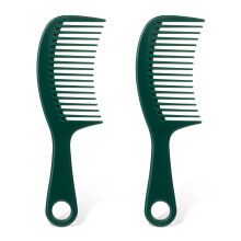 Innovire2PCS Hřebeny se širokými zuby do sprchy, Sada zakřivených mokrých hřebenů, Rozčesávací hřeben 6" vhodný pro rovné, husté,