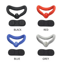 Protetor de Lentes Antiderrapante, Almofada Facial Antitranspirante, Capa para Óculos de Realidade Virtual, Bloqueio de Luz, Lavável, Silicone