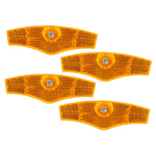 4pcs Bright Bike Wheel and Bicycle Spoke Reflectors for Enhanced Night Visibility and Safety