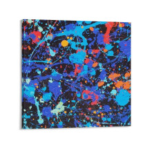 Jackson Pollock Taiteilija -juliste, Toimintamaalaus kankaalle -tuloste, 12 x 12 tuumaa (30 x 30 cm), seinäkoriste-lahja