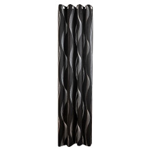 Cortinas de ducha con efecto ondas de agua Begine Clearance, 132 x 243 cm, poliéster impermeable, secado rápido, dobladillo con peso, duraderas y