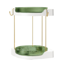 Soporte Begin para baño en liquidación, organizador de maquillaje de esquina para encimera A, estante de almacenamiento en liquidación