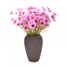 5 künstliche Gänseblümchen mit Stiel, Kunstblumenarrangements für Zuhause, Hotel, Büro, Hochzeit, Party, Garten, Basteldekoration, 50 cm