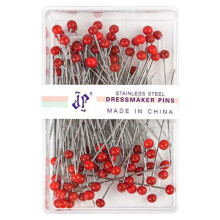 100Pcs 1.7" Pearlized Ball Head Sewing Pins for Fabric, Quilting, Craft, Jewelry DIY, compatible with Dressmaker Projects