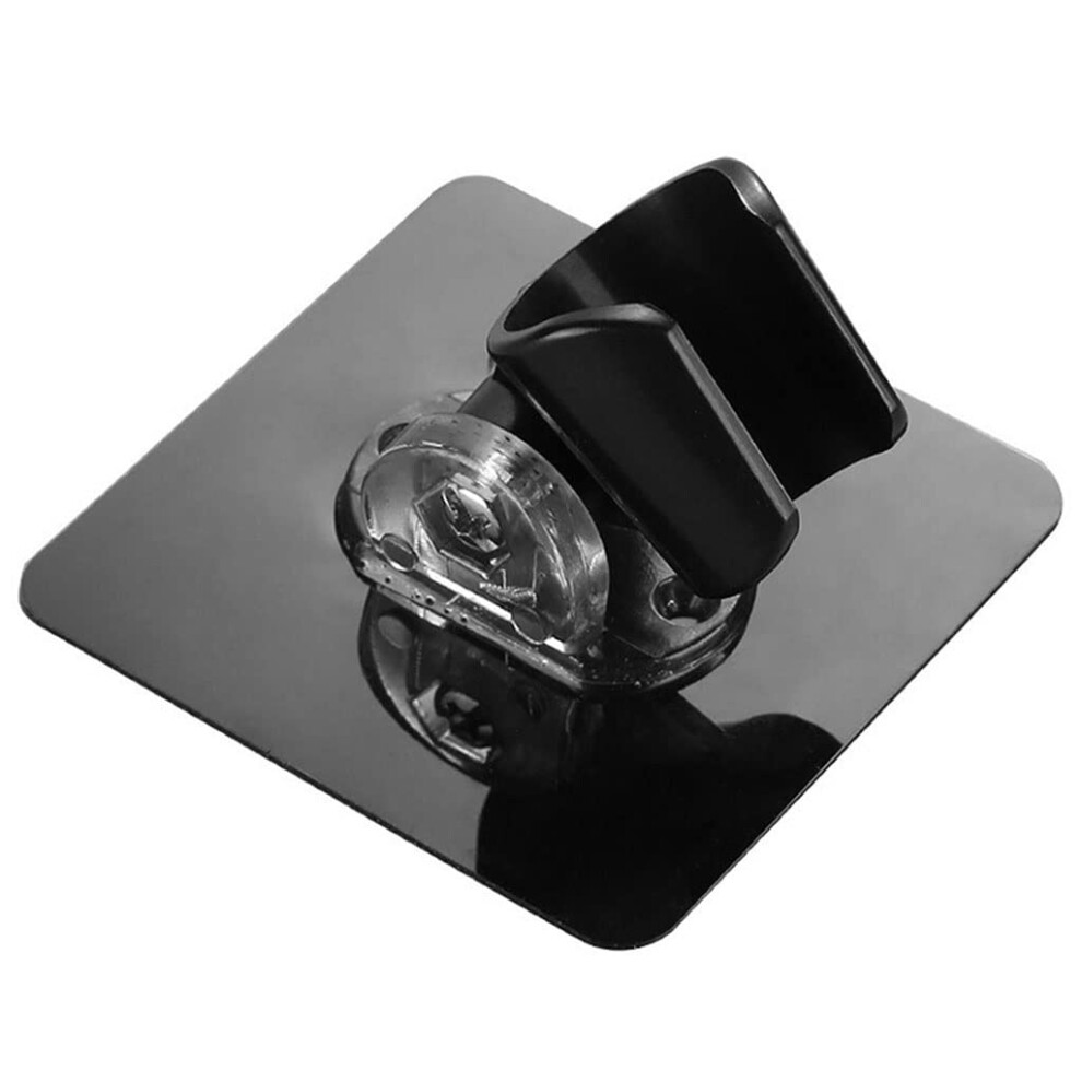 Adjustable Shower Head Holder Chrome Wall Mount Drill Strong Adhesive Bathroom Bracket 9164114616555