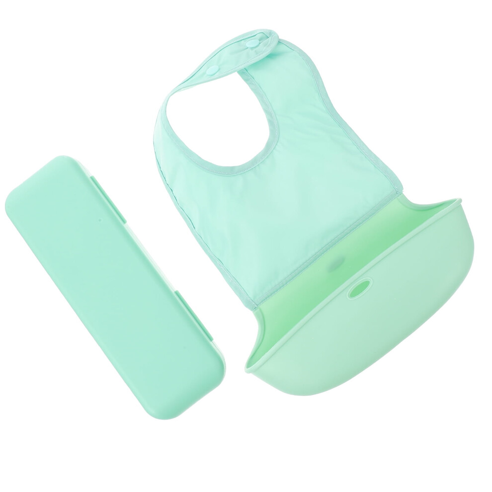 1 Set Portable Baby Bib Waterproof Baby Eating Apron Washable Dining Bib