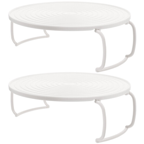 Eease 2pcs Microwave Oven Tray Rack Steaming Kitchen Accessory 1