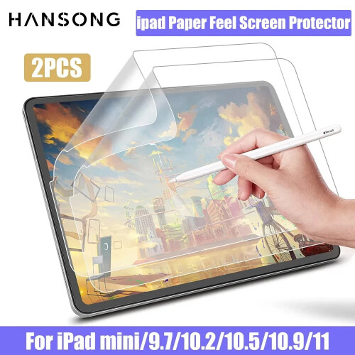 τεμάχια συμβατά με προστατευτικό οθόνης iPad Paper Feel για συμβατότητα με Apple iPad 9.7, Air2-5,