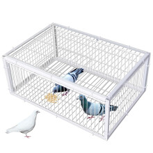 Pigeon Trap Cage with FourChannel OneWay Entry, AntiEscape Slots, RustResistant for Outdoor
