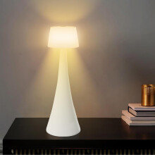 Moderne ledningsfri bordlampe, 4-vejs dæmpbar berøringslampe med 4000mAh batteri, orange natbordslampe til soveværelse, stue, kontor