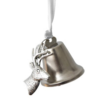 Korte kerstdecoraties om op te hangen, met belletjes, geschikt voor de kerstboom, raamdecoratie, huisdecoratie, cadeau
