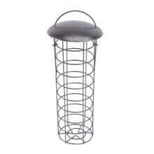 Leifggao1Pc Outdoor-Balkon-Vogelfutterhaus, kreatives Tauben-Hängefutterhaus aus Eisen, schwarz