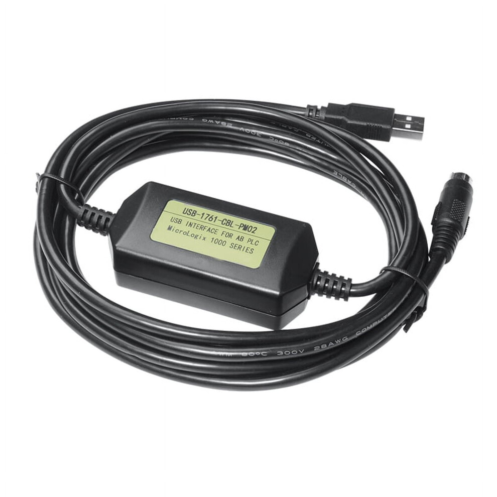 Usb-1761-Cbl-Pm02 For Allen -Micrologix 1000/1200/1400/1500 Series Plc Programming Cable 9395123062365