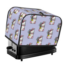 He-llo Kit-ty Toaster Cover 2 Slice, Bread Dust Cover & Fingerprint Protection-Polyester, Kitchen Small Appliance Covers