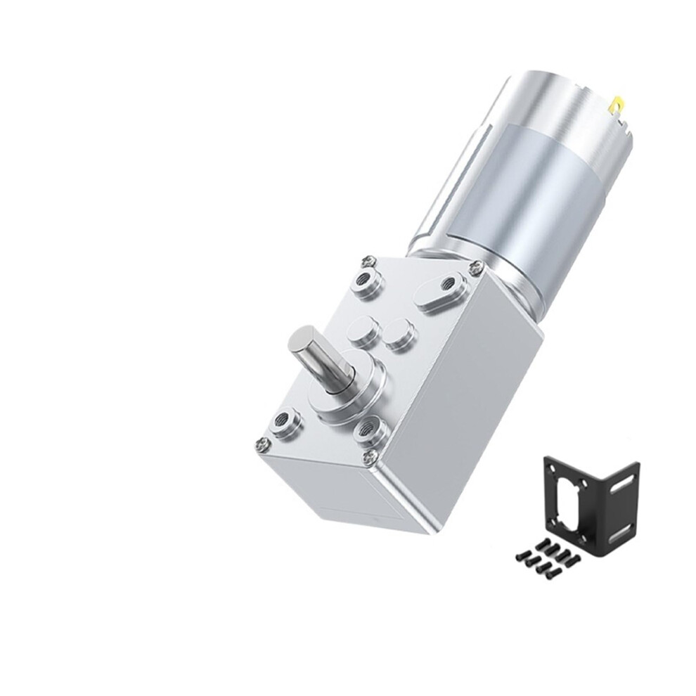 12V 11Rpm Torque Dc Geared Motor With Bracket, Reversible Brushed Motor For Diy Projects 9164114608963