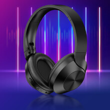 Wireless Headset with Microphone Noise Canceling, Compatible with Bluetooth 5.3 & USB Dongle for Work, Laptop, Zoom, Cell Phone, Office, Teams, Skype