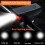EQWLJWE Φως ποδηλάτου υψηλής φωτεινότητας από κράμα αλουμινίου Προβολέας φόρτισης 4