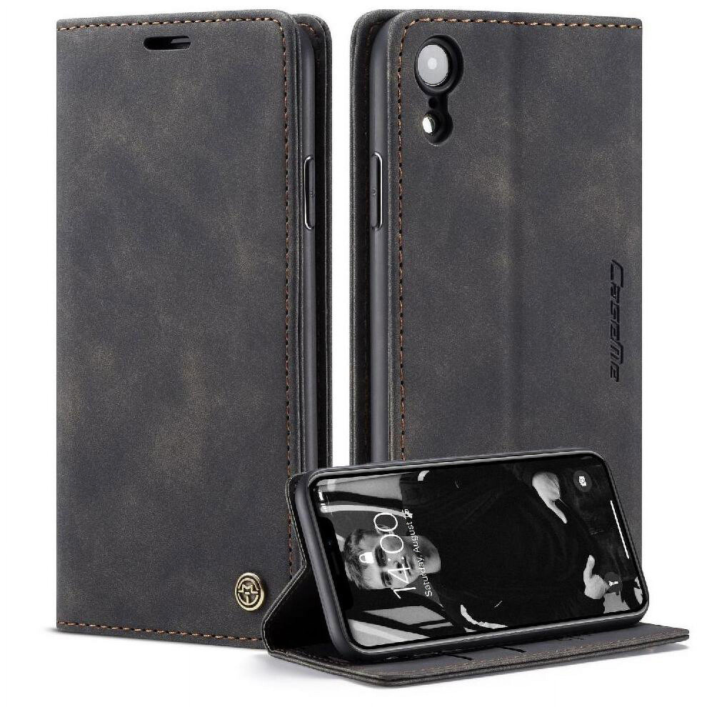 Flip Case For Compatible With Iphone Xr Flip Folio Book Magnetic Closure Shockproof Case Card Slot Kickstand Vintage Pu Leather Wallet 9395123064741