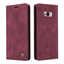 Flipové puzdro kompatibilné so Samsung Galaxy S8Plus Kožené puzdro Flip Cover Nárazuvzdorné Jednoduché Obchodné Peňaženka