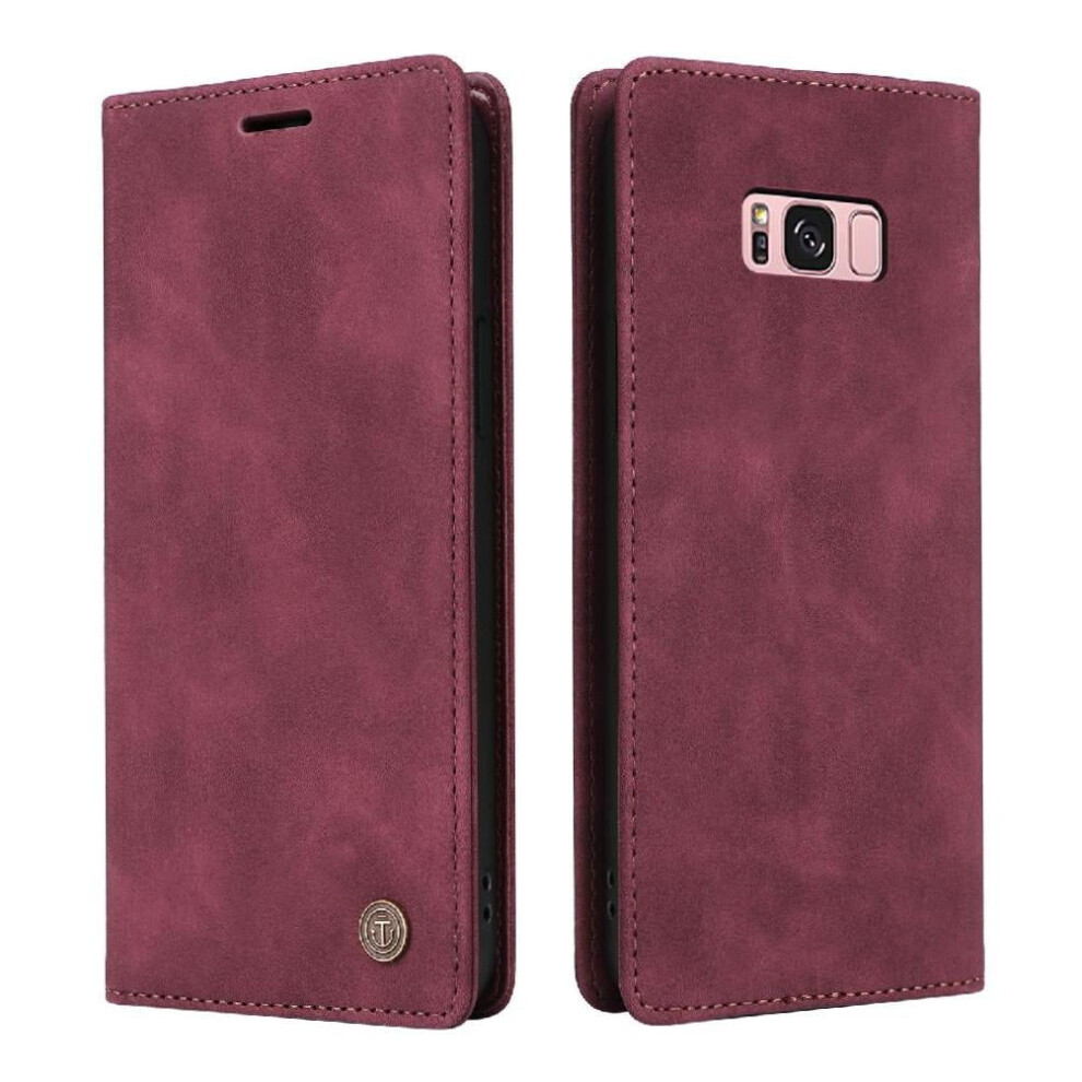 Flip Case For Compatible With Samsung Galaxy S8 Plus Leather Case Flip Cover Shockproof Simple Business Wallet 9395123064895