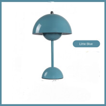 Stolová lampa, prenosná LED stolová lampa na kvetináč, vhodná do školy, limetkovo modrá