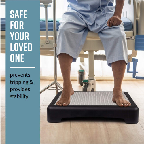 Plastic Riser Step, Mobility Step Stool, Portable Anti Slip Half Step Stackable Elderly Half Step Outdoor Riser Step Stool for Household Garden 2