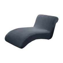 Pokrowiec na krzesło TureClos Lounge Chaise Cover do salonu, sypialni, w kolorze ciemnoszarym