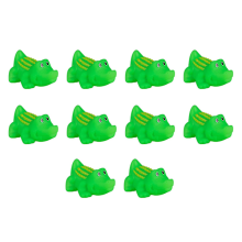 10 Stück Krokodil-Badespielzeug aus Gummi, Mini-Krokodilspielzeug für Pool, Dusche und Strand, 100 % neu
