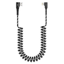 Cavo USB-Lightning ad angolo retto a 90 certificato MFi AGOZ, cavo di ricarica corto compatibile con iPhone 14, 13, 12 Pro Max, SE, 11 Pro Max, Xs,