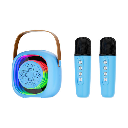 SUSUchens Ηχείο συμβατό με Bluetooth με φωτισμό περιβάλλοντος, σταθερό επαναφορτιζόμενο 1