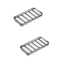 Pølseform Nem at rengøre Gør-det-selv Rustfrit Stål Skinke Silikoneforme Manual304Baby2PCS